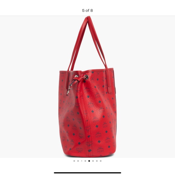 WANTED 👀👀👀NEW OR LIKE NEW CONDITION MCM LIZ SHOPPER REVERSIBLE TOTE BAG - Picture 5 of 7